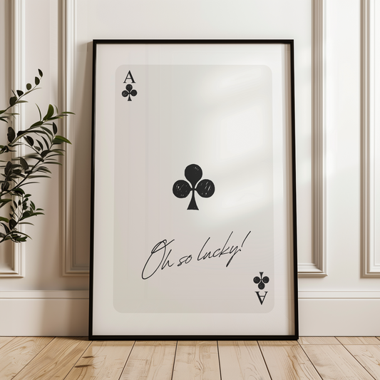 Oh So Lucky Ace of Clubs