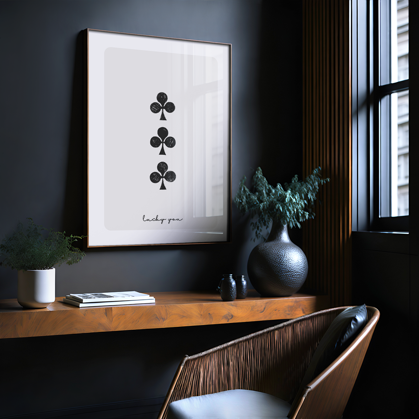 Lucky you 3 of Clubs